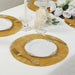 50 Non-Woven 13" Mesh Fiber Disposable Round Placemats