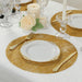 50 Non-Woven 13" Mesh Fiber Disposable Round Placemats
