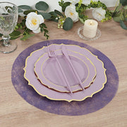 50 Non-Woven 13" Mesh Fiber Disposable Round Placemats