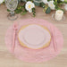 50 Non-Woven 13" Mesh Fiber Disposable Round Placemats