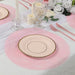 50 Non-Woven 13" Mesh Fiber Disposable Round Placemats