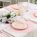 50 Non-Woven 13" Mesh Fiber Disposable Round Placemats