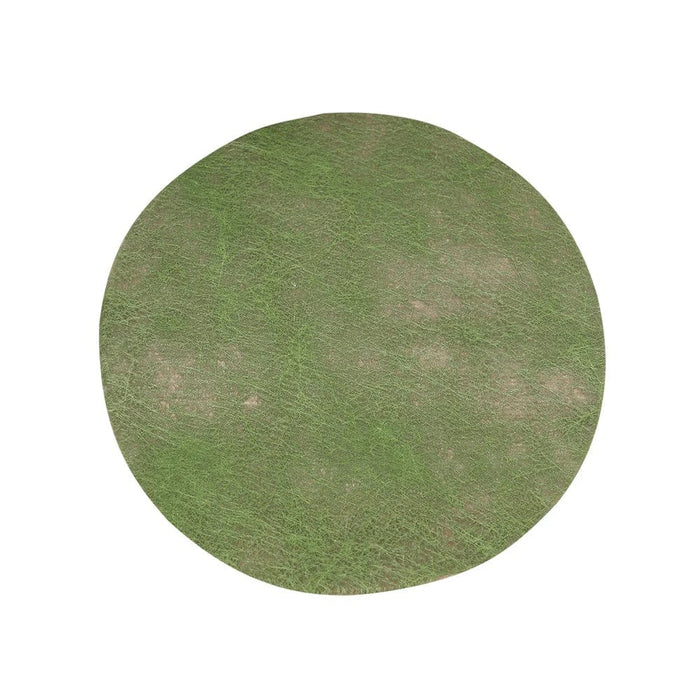 50 Non-Woven 13" Mesh Fiber Disposable Round Placemats PLMAT_DSP01_13_MOSS