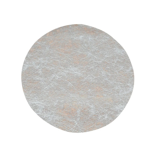 50 Non-Woven 13" Mesh Fiber Disposable Round Placemats PLMAT_DSP01_13_SILV