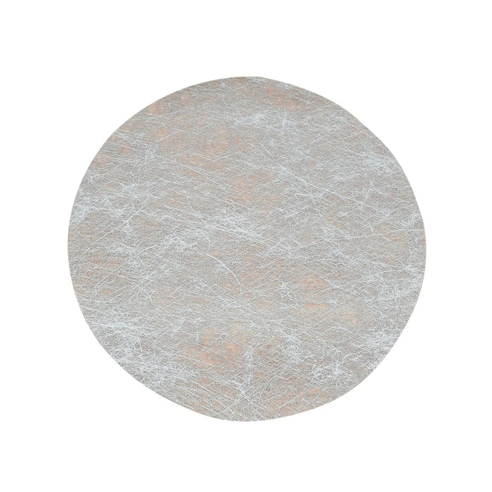 50 Non-Woven 13" Mesh Fiber Disposable Round Placemats PLMAT_DSP01_13_SILV