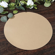 50 Pack 13" Round Disposable Paper Table Placemats