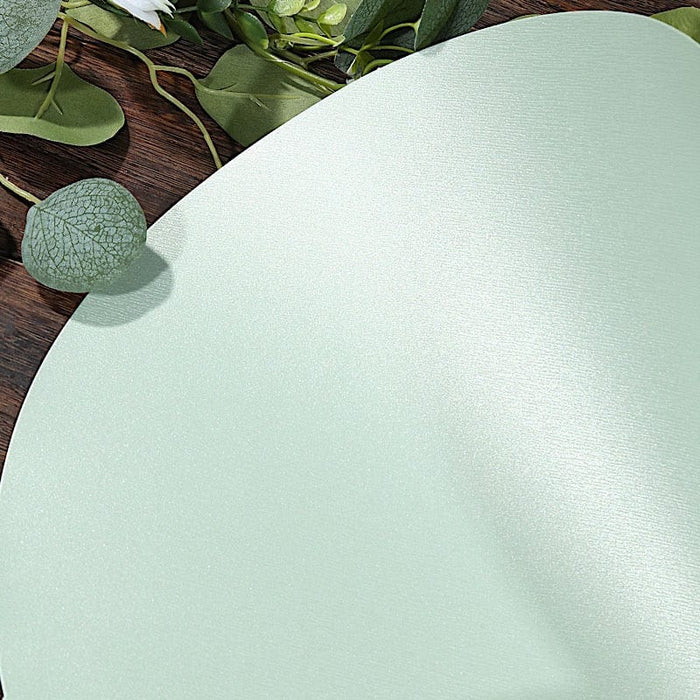 50 Pack 13" Round Disposable Paper Table Placemats