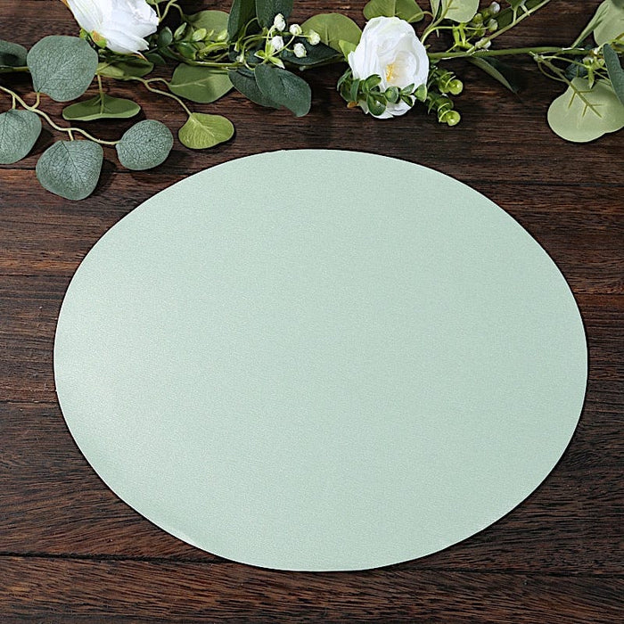 50 Pack 13" Round Disposable Paper Table Placemats