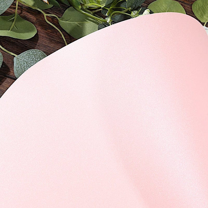 50 Pack 13" Round Disposable Paper Table Placemats