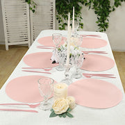 50 Pack 13" Round Disposable Paper Table Placemats