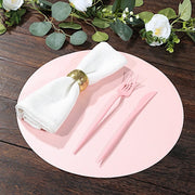 50 Pack 13" Round Disposable Paper Table Placemats