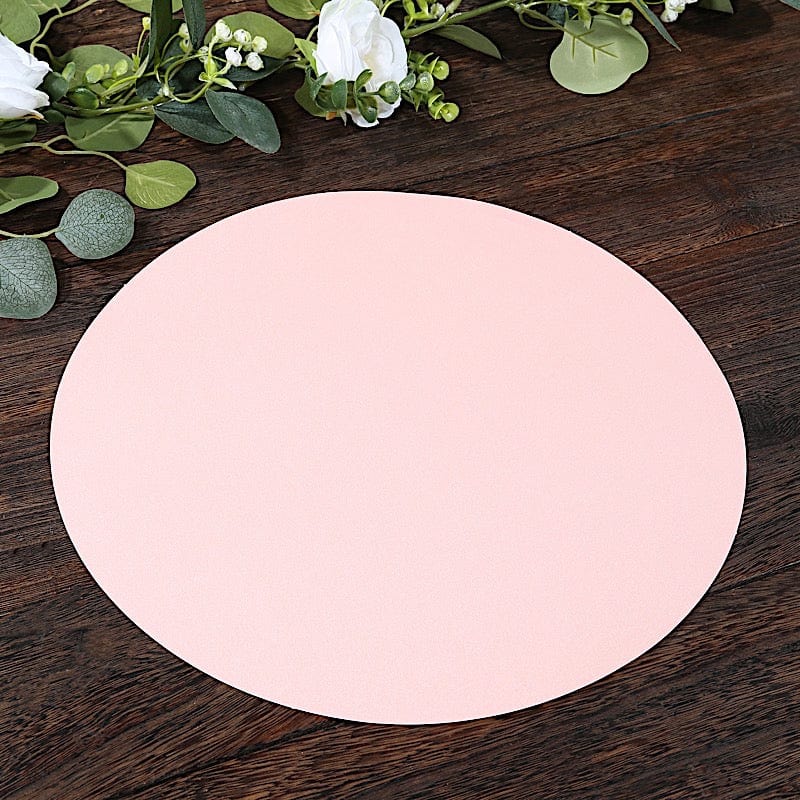 50 Pack 13" Round Disposable Paper Table Placemats