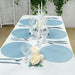 50 Pack 13" Round Disposable Paper Table Placemats