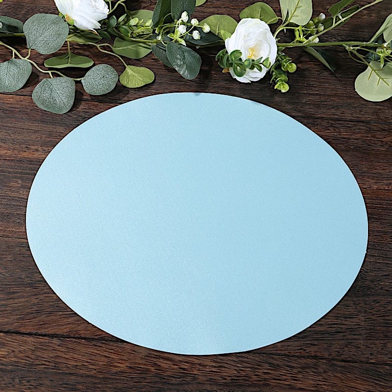 50 Pack 13" Round Disposable Paper Table Placemats