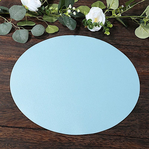 50 Pack 13" Round Disposable Paper Table Placemats