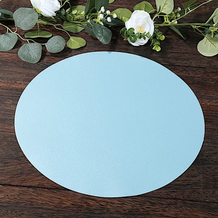 50 Pack 13" Round Disposable Paper Table Placemats