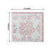 50 Paper Cocktail Napkins in French Toile Floral Pattern