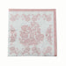 50 Paper Cocktail Napkins in French Toile Floral Pattern NAP_BEV26_PINK