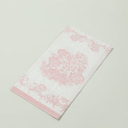 50 Paper Dinner Napkins in French Toile Floral Pattern - White and Pink NAP_DIN26_PINK