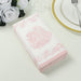 50 Paper Dinner Napkins in French Toile Floral Pattern - White and Pink NAP_DIN26_PINK