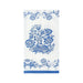 50 Paper Dinner Napkins in French Toile Floral Pattern - White NAP_DIN26_BLUE