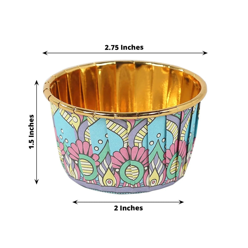 50 Paper Foil Cupcake Liners - Assorted CAKE_CUP_FOIL02_ASST