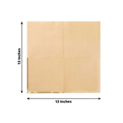 50 Pastel 2 Ply Dinner Cocktail Paper Napkins with Gold Rim