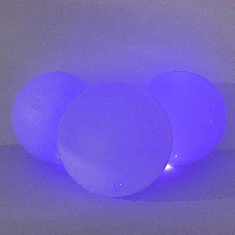 50 pcs 0.5" wide LED Orbs Battery Operated Round Balloon Lights