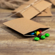 50 pcs 5" x 4" Paper Rustic Party Gift Boxes with Jute Rope Tie - Natural BOX_5X4_POCH_NAT