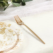 50 pcs 9" Heavy Duty Plastic Premium Disposable Forks - Gold DSP_YF0012B_9_GOLD_PK50