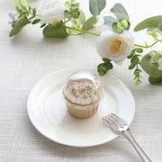 50 Plastic Dome Lids for Cupcake Liners - Clear CAKE_CUP_LID01_CLR