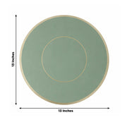 50 Round 13" Disposable Paper Table Placemats