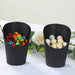 50 Round 14 oz Natural Snack Paper Cups Popcorn Boxes - Disposable Tableware