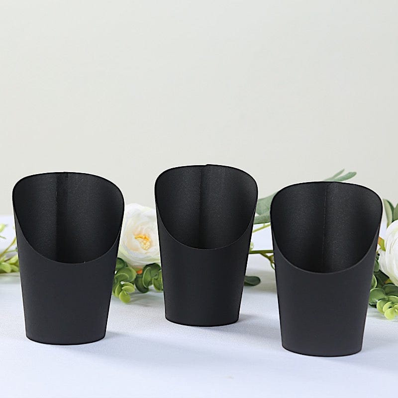 50 Round 14 oz Natural Snack Paper Cups Popcorn Boxes - Disposable Tableware