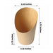 50 Round 14 oz Natural Snack Paper Cups Popcorn Boxes - Disposable Tableware DSP_PPBO_002_14_NAT