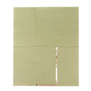 50 Soft 2 Ply Dinner Paper Napkins with Gold Foil Edge