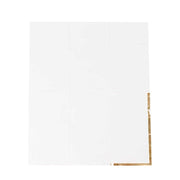 50 Soft 2 Ply Dinner Paper Napkins with Gold Foil Edge