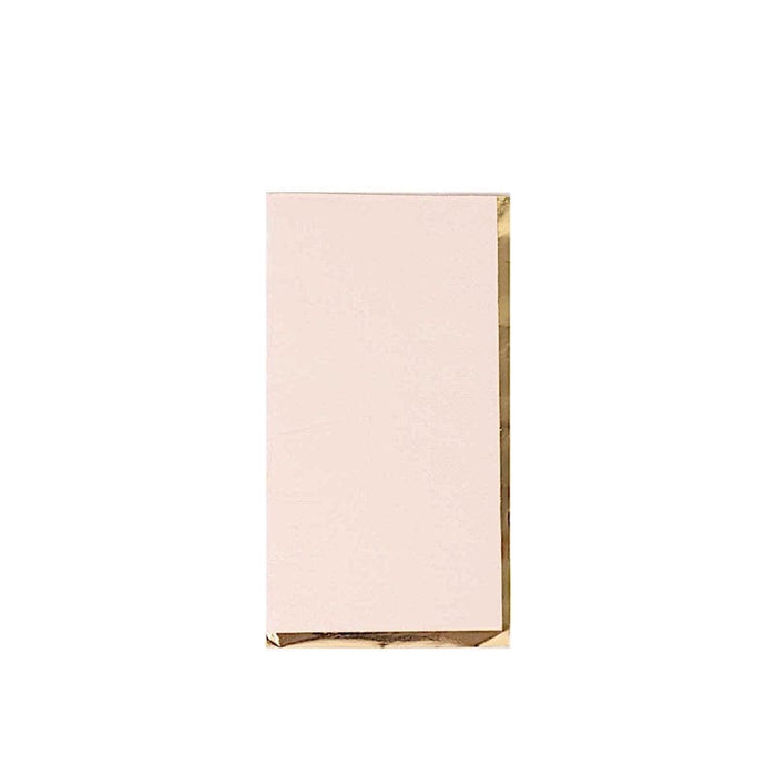 50 Soft 2 Ply Dinner Paper Napkins with Gold Foil Edge NAP_DIN06_046GD