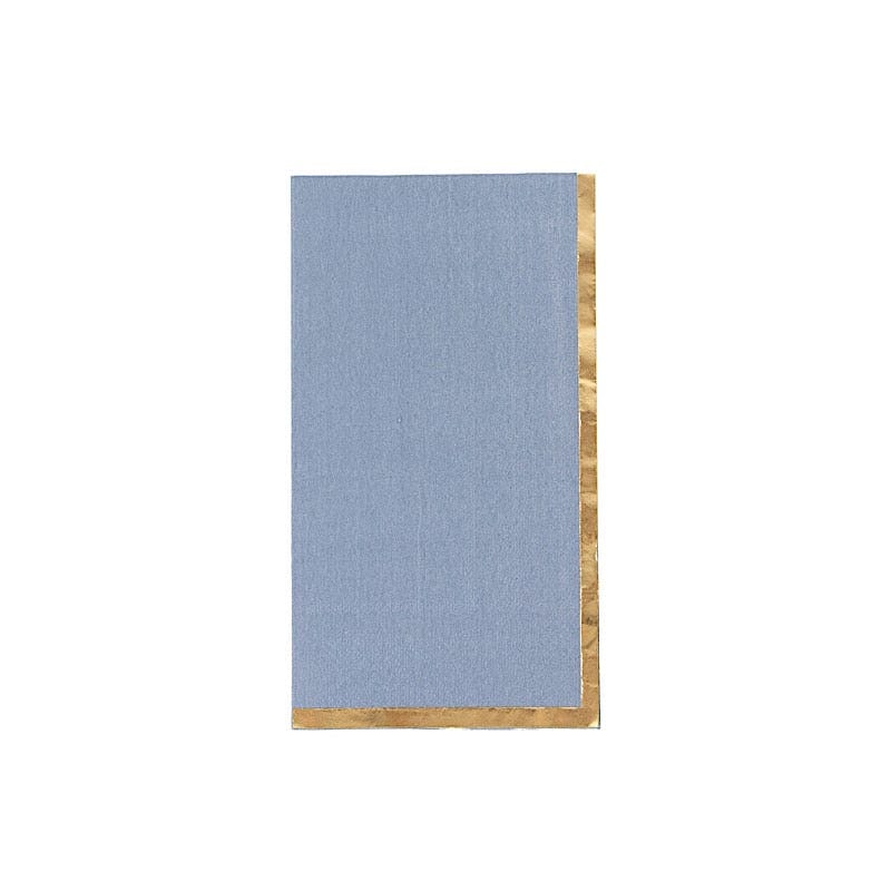 50 Soft 2 Ply Dinner Paper Napkins with Gold Foil Edge NAP_DIN06_086GD