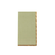 50 Soft 2 Ply Dinner Paper Napkins with Gold Foil Edge NAP_DIN06_SGGD