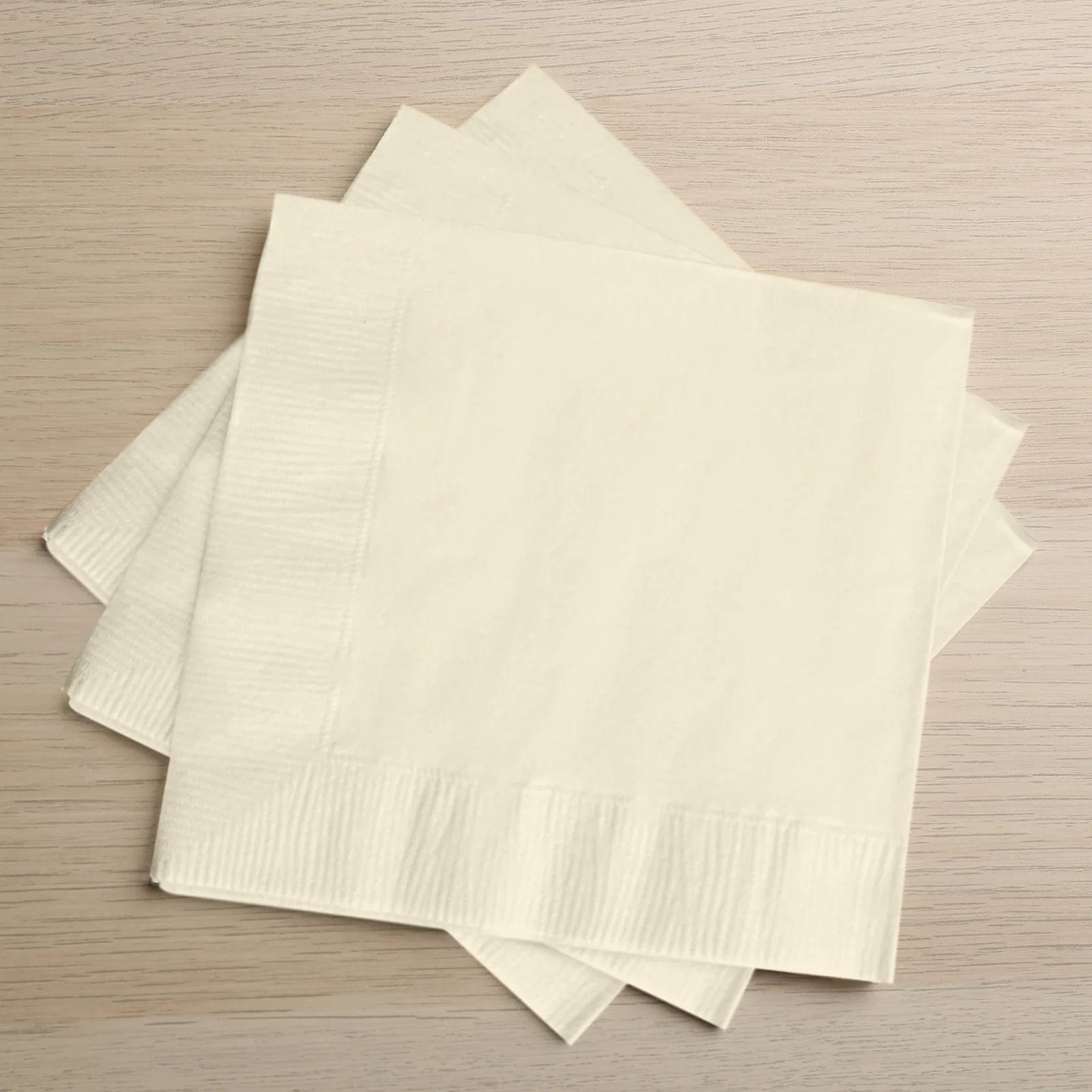 50 Soft 2 Ply Disposable Dinner Cocktail Paper Napkins