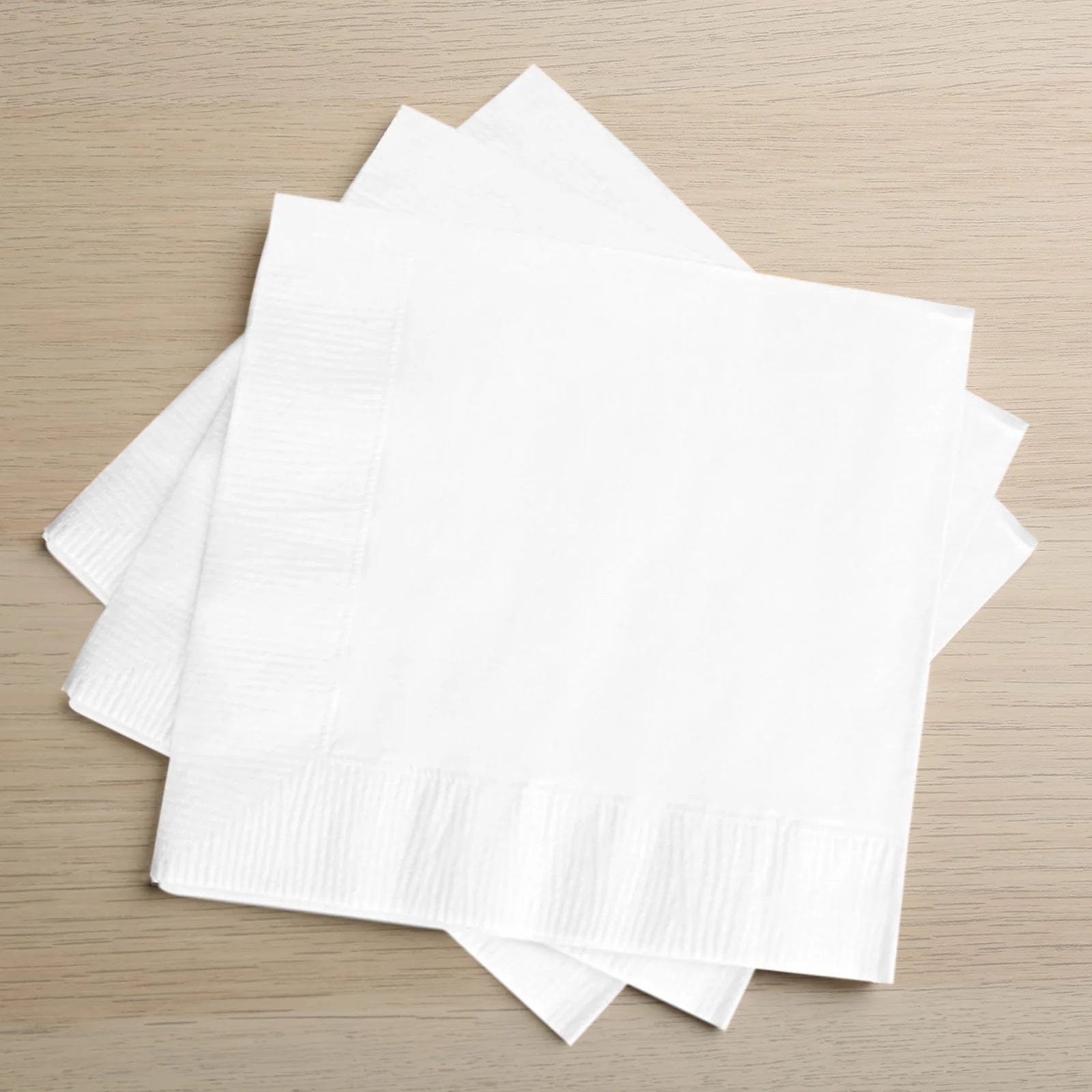 50 Soft 2 Ply Disposable Dinner Cocktail Paper Napkins