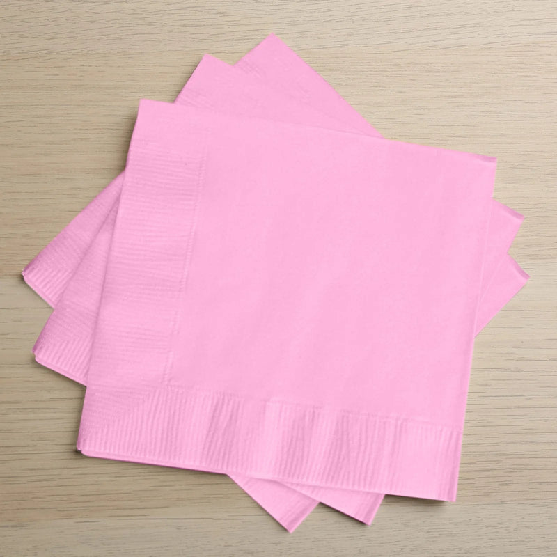 50 Soft 2 Ply Disposable Dinner Cocktail Paper Napkins