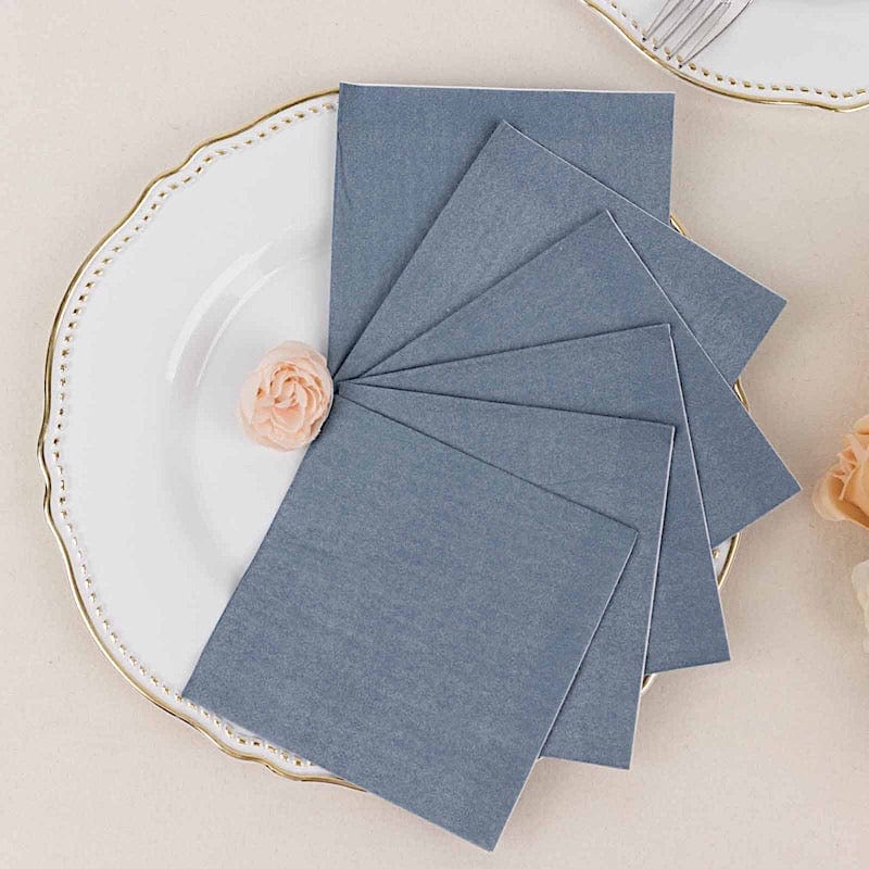 50 Soft 2 Ply Disposable Dinner Cocktail Paper Napkins