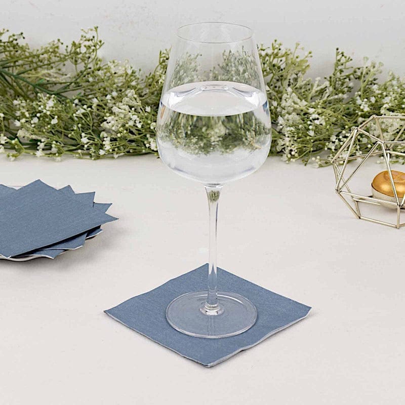 50 Soft 2 Ply Disposable Dinner Cocktail Paper Napkins