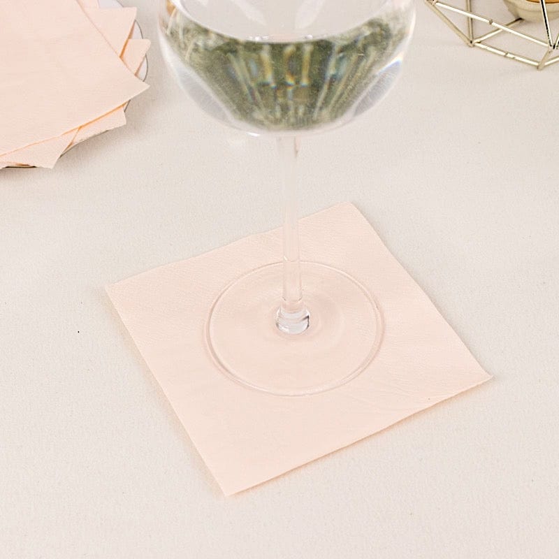 50 Soft 2 Ply Disposable Dinner Cocktail Paper Napkins