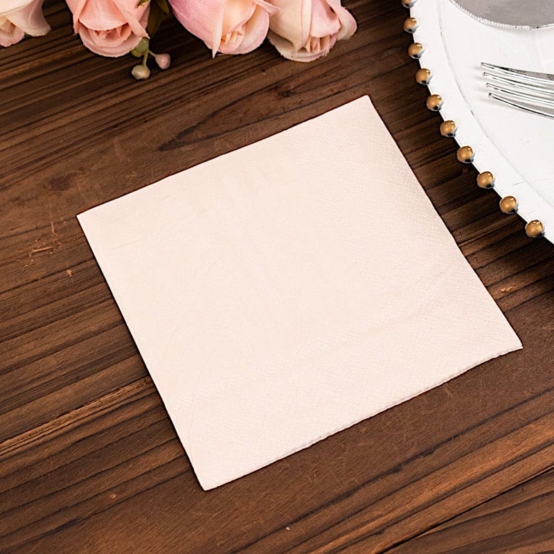 50 Soft 2 Ply Disposable Dinner Cocktail Paper Napkins