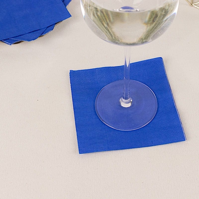 50 Soft 2 Ply Disposable Dinner Cocktail Paper Napkins