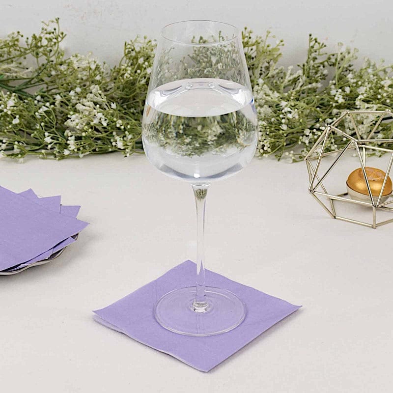 50 Soft 2 Ply Disposable Dinner Cocktail Paper Napkins