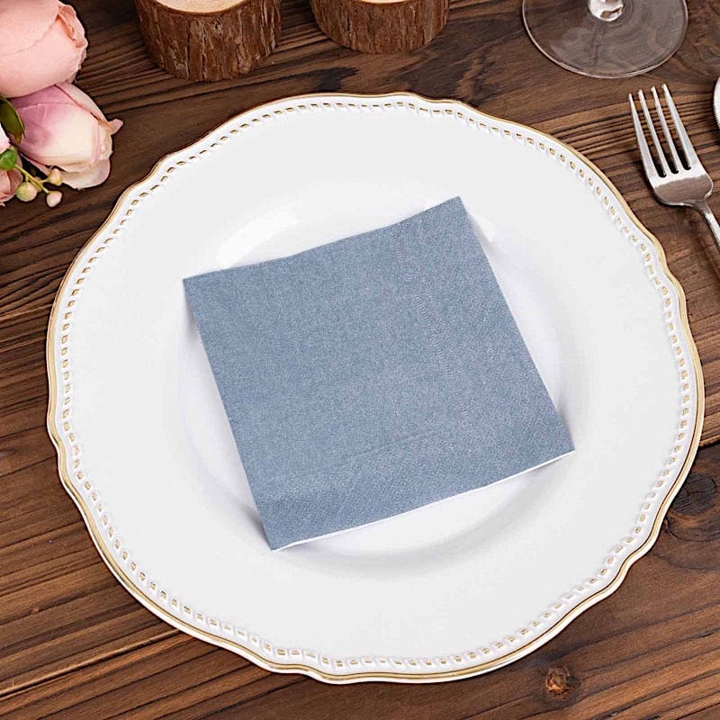 50 Soft 2 Ply Disposable Dinner Cocktail Paper Napkins